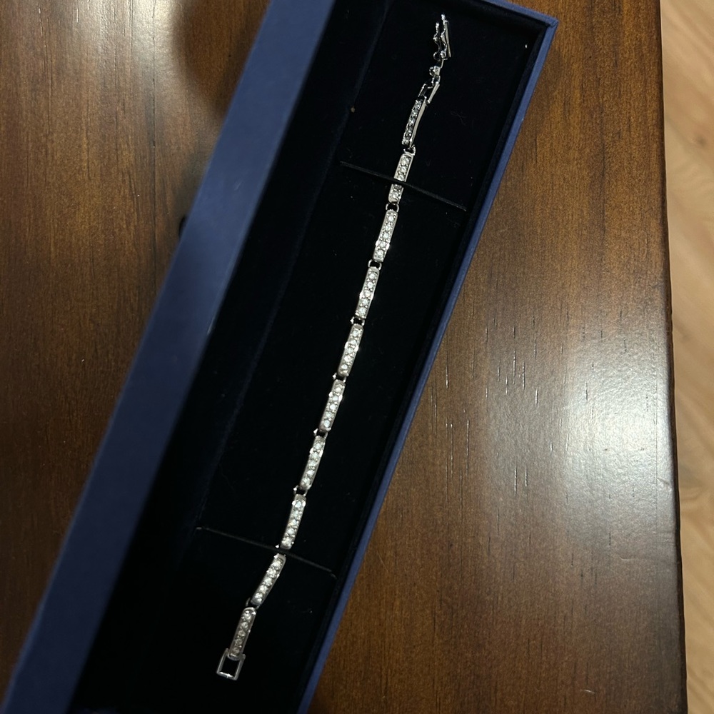 Swarovski crystal tennis bracelet